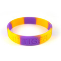 segmented silicone wristband