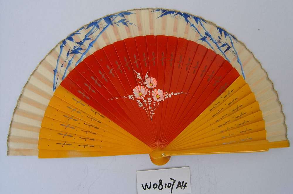 wooden fan