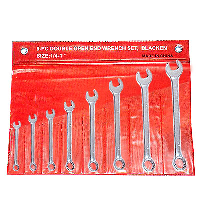 8-Pc Combination Wrenchset Inch and metric System