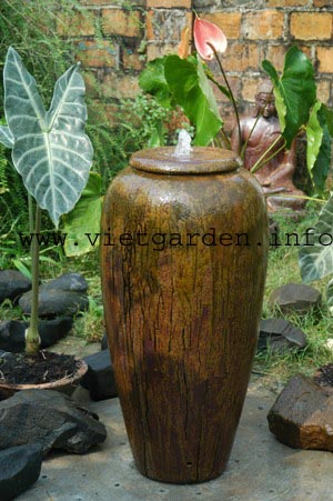 Tall Jar water feature