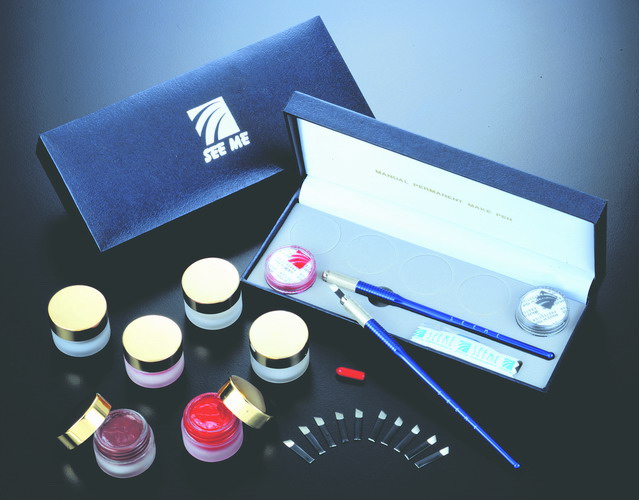 Manual permanent makeup pen kit