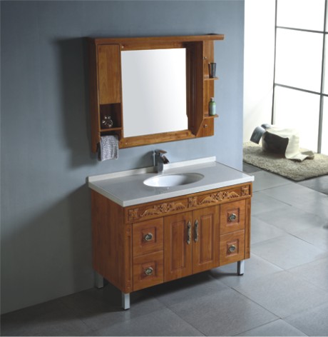 Solid Wood Bathroom Vanity DS-1028S