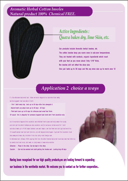 Aromatic Herbal Insoles
