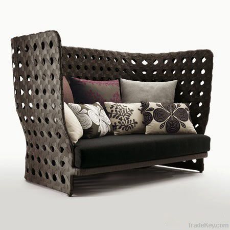 rattan sofa