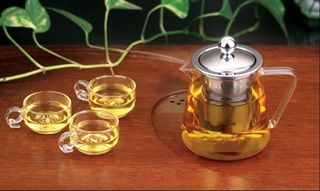 Double Glass cup with infuser