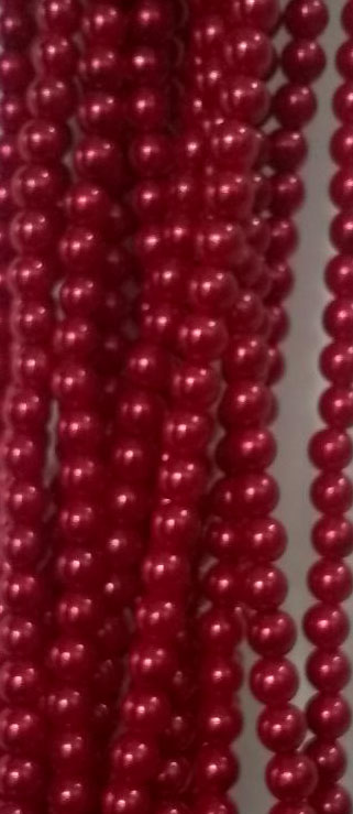 imiation pearl beads in strand