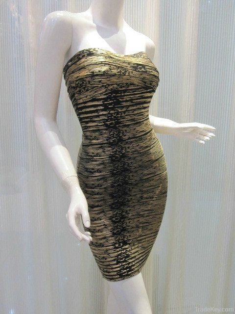 [HL204] Bandage Dress/Fashion Dress/Party Dress/Evening Dress