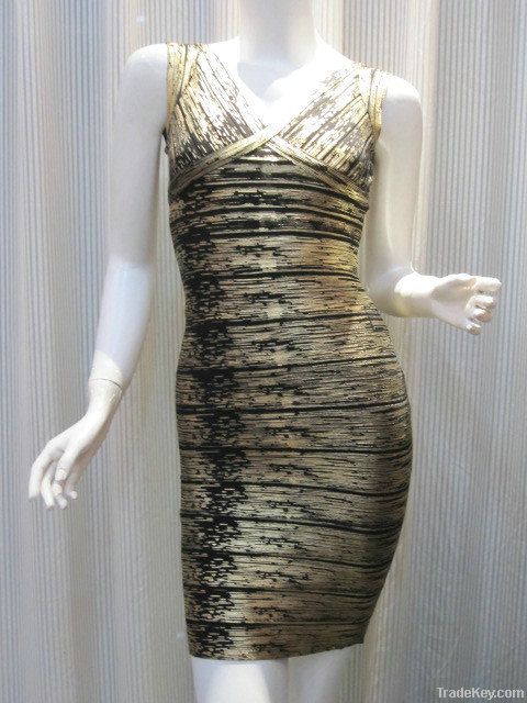 [HL220] Bandage Dress/Fashion Dress/Party Dress/Evening Dress