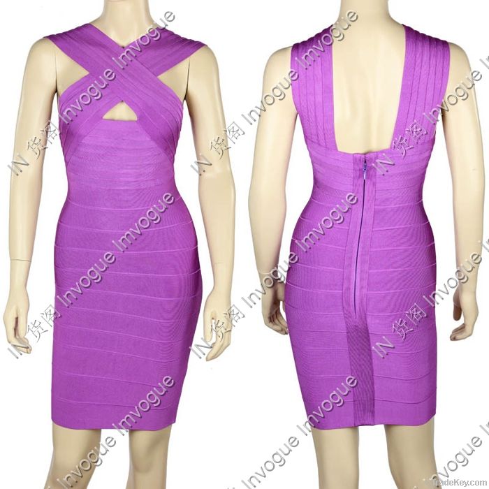 HL Elegant Bandage Party Dresses[HL205]