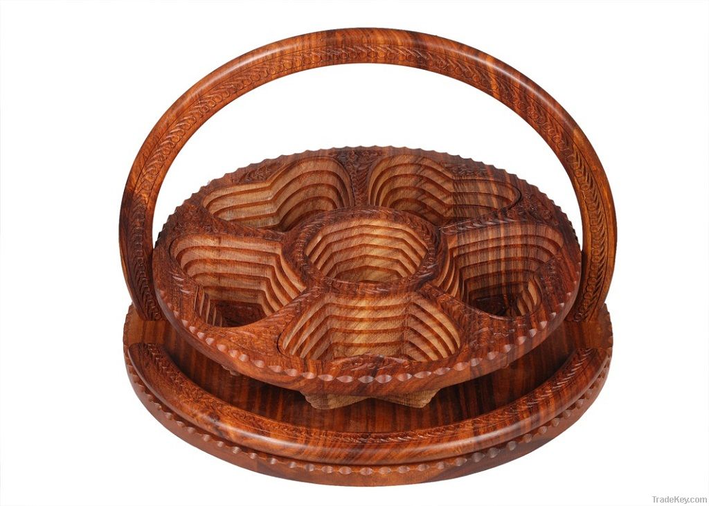 Wooden Fruit Basket