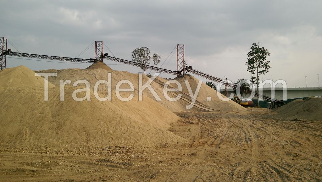 River Sand for Construction/Concrete, Plastering Sand, Batching Plant Sand and Dumping Sand