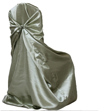 universal satin chair cover
