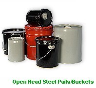 Open Head Steel Pails or Buckets