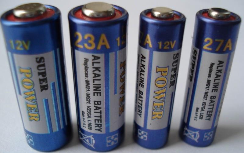 27A 12V alkaline remote control battery
