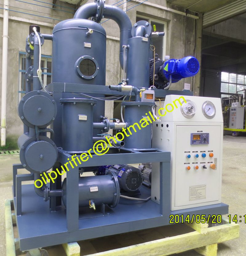 Insulation Oil Filtration System, Transformer Oil Purifier ZYD, Vacuum Filling, Vacuum Drying