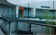 flat tempered/toughed glass
