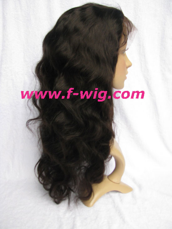 Front lace wig - Indian Remy Hair 20inch Body Wave Color#2