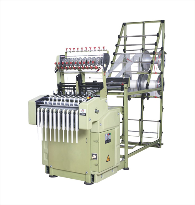 High speed zipper ribbon needle loom