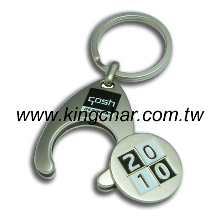 Trolley Coin Key Holder