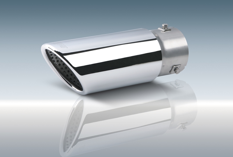 Stainless steel Tailpipe tip, chromium plated