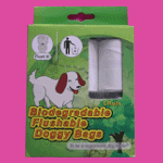 Flushable and Biodegradable Dog Waste Bag