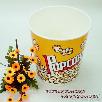 Hot sale 180oz popcorn bucket with logo printed