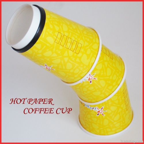 Double-Wall 16oz Paper coffee cup with High quality