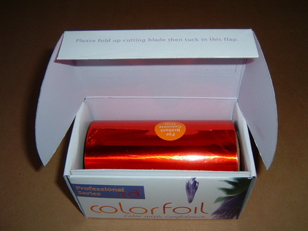 color hairdressing foil