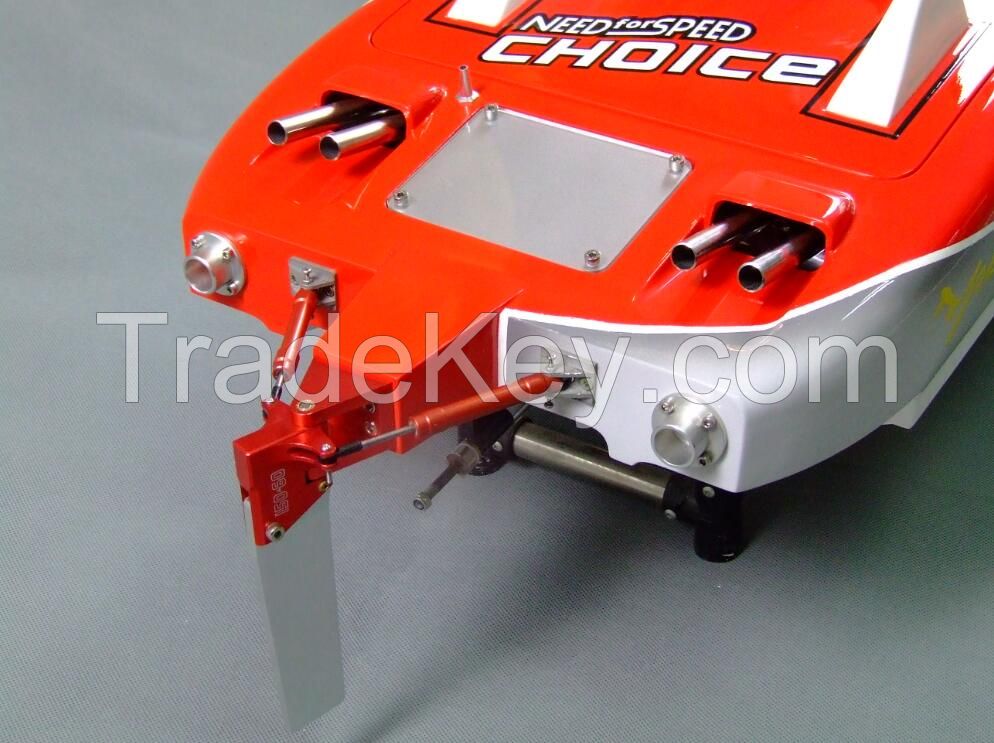 30cc G30e Hell Cat Rc Racing Speed Gasoline Boat Model With Welbro Carbutor