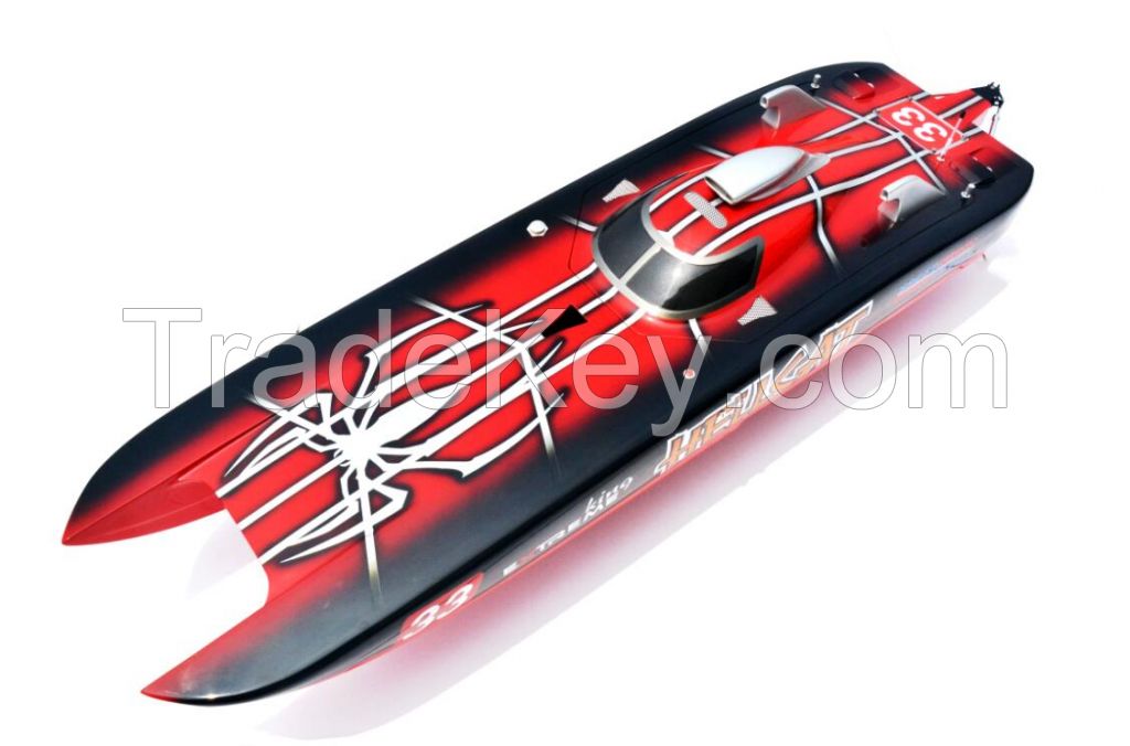 30cc G30e Hell Cat Rc Racing Speed Gasoline Boat Model With Welbro Carbutor