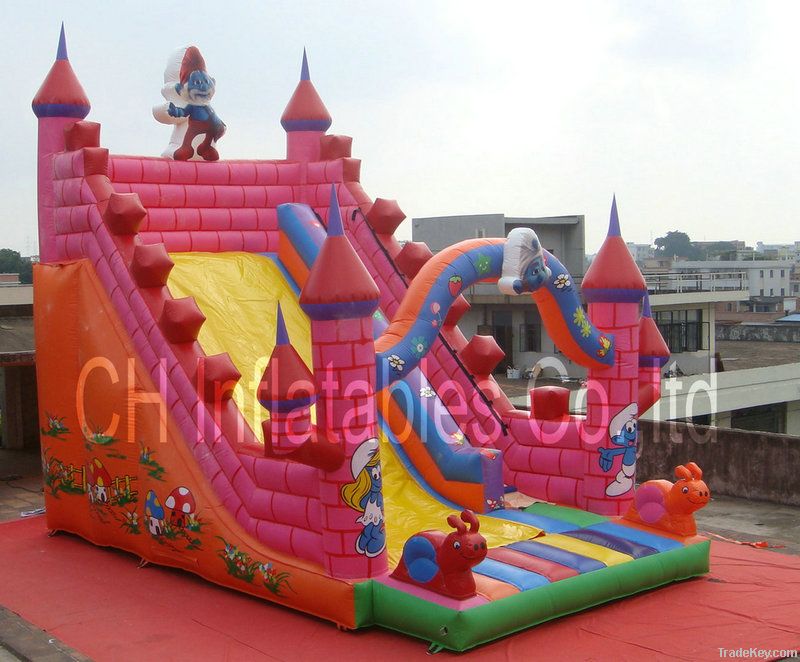 Inflatable Castle - 2012 New Smurfs Theme