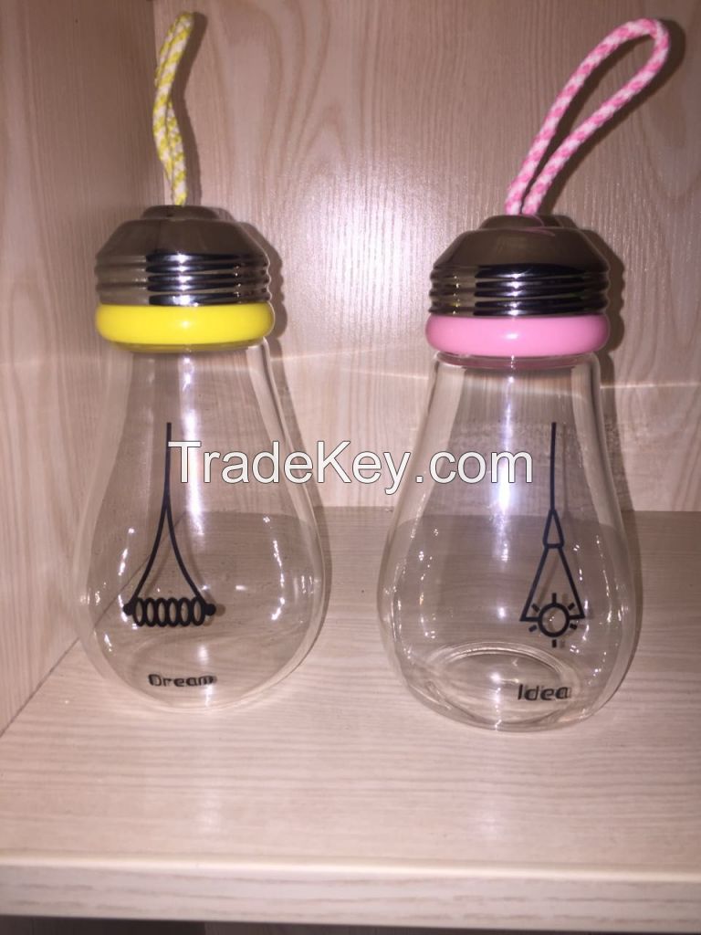 bulb water glass bottles