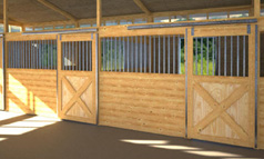 Complete Horse Stall Front