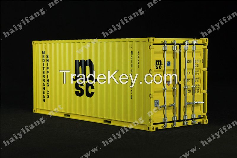 1:20 Shipping Container Model /Logistics shipping gift/OEM/ MSC model