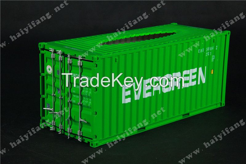 Tissue box Napkin box like Shipping Container Model /EMC model