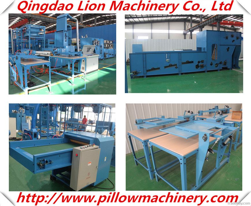 Qingdao High capacity Automatic Pillow filling machine with polyester fiber