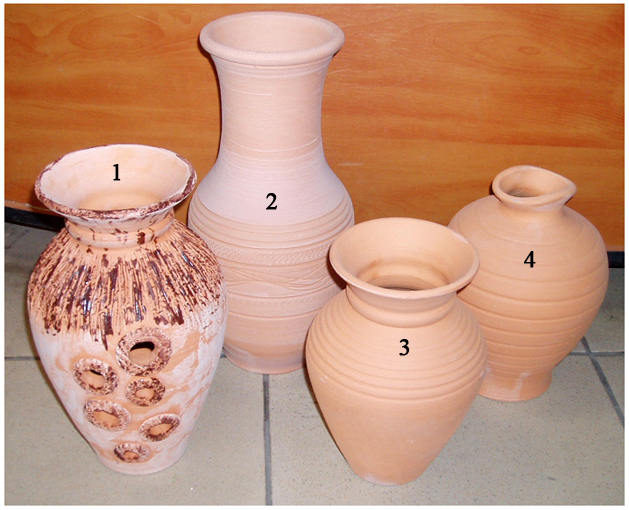 Ceramic vases