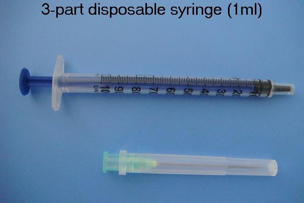 disposable syringe