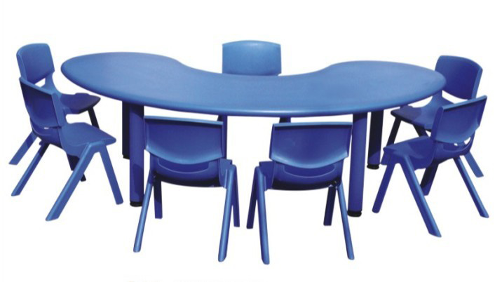 plastic desk & chair for children of kindergarten furniture