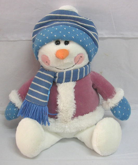 plush toy~plush snowman