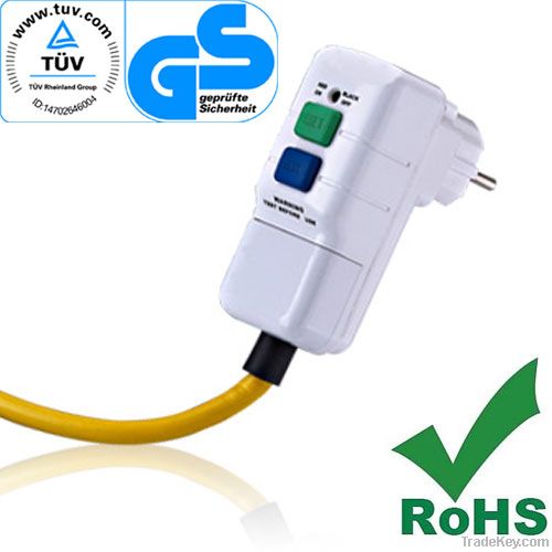 GS approved RCD Plug 30mA tripping current