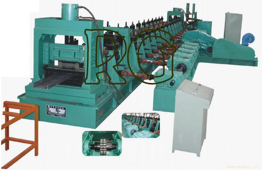 U purling cold roll forming machine, U section steel cold roll forming