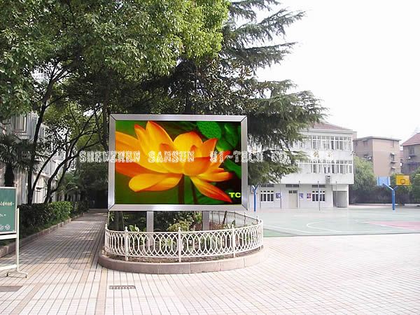 Outdoor full color led display P16