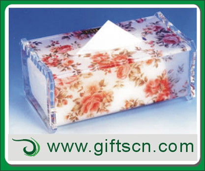Acrylic tissue box / case