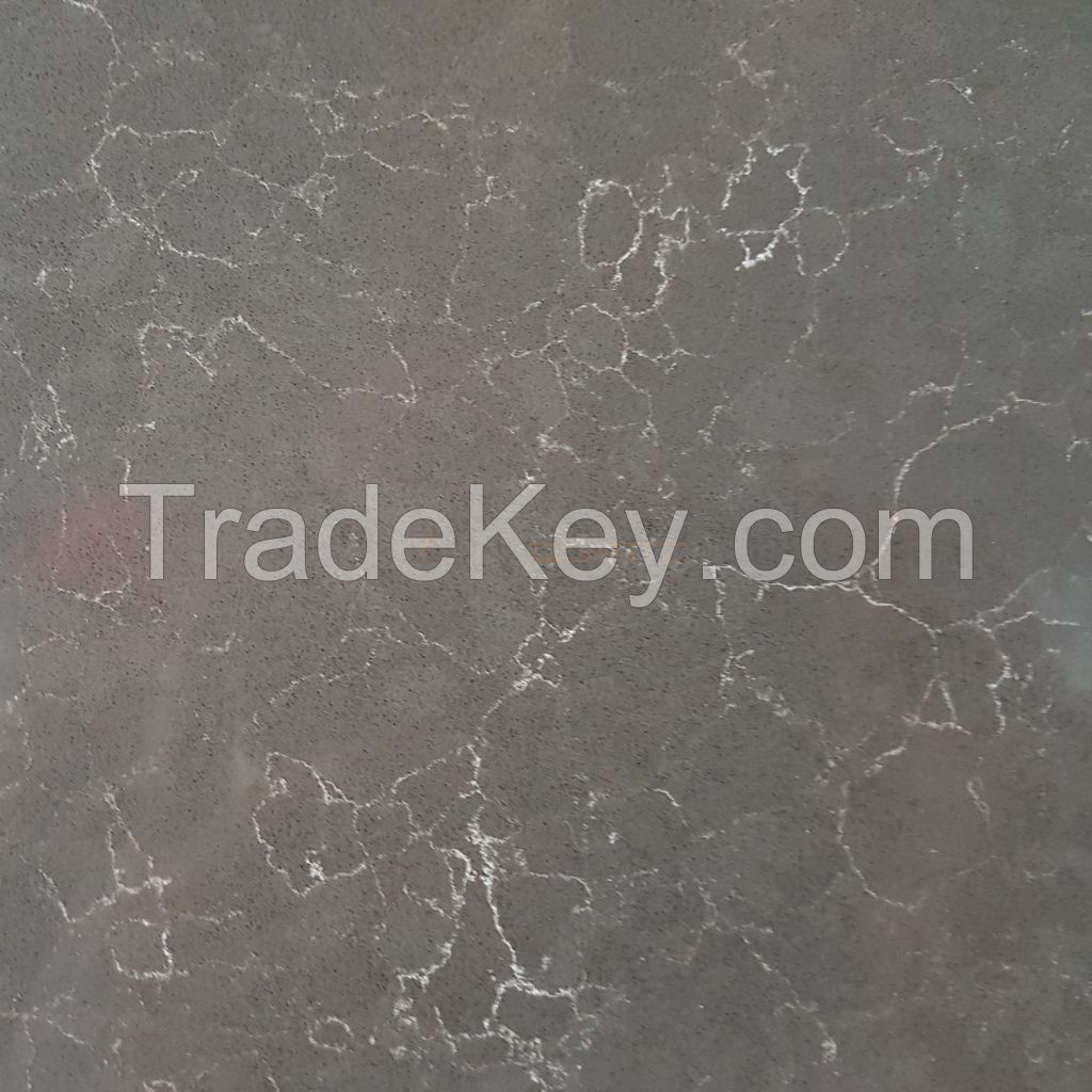 High Quality Quartz Solid Surface - Carrara Series