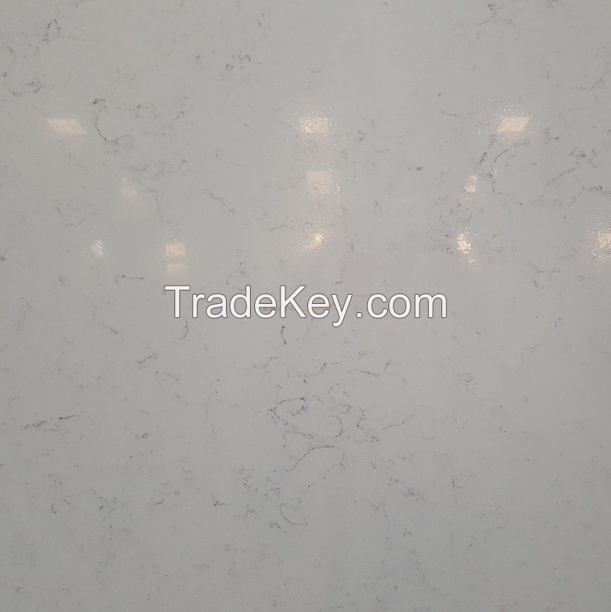 High Quality Quartz Solid Surface - Carrara Series