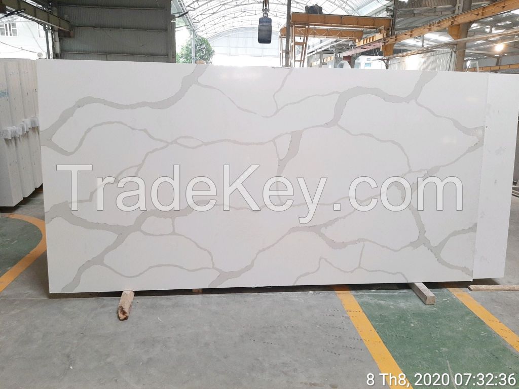 Vietnam Marble Look Artificial Quartz Stones