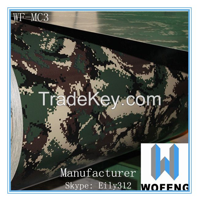 2014 Modern Product Army Grain PPGI & PPGL color coated steel coils