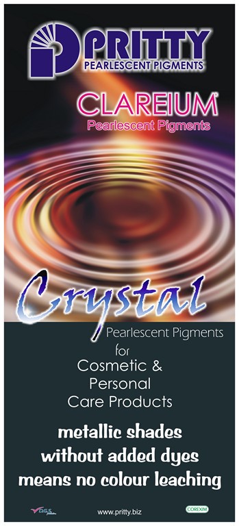 Crystal metalic pearlescent pigments