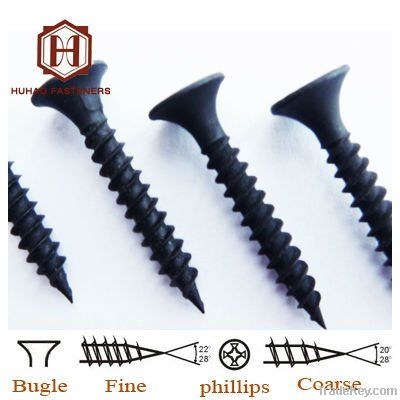 black drywall screw &amp;amp;amp;amp; gypsum board screw, fine quality